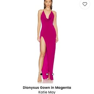 Katie May Dionysus Gown in Magenta; Size: XS; New with tags